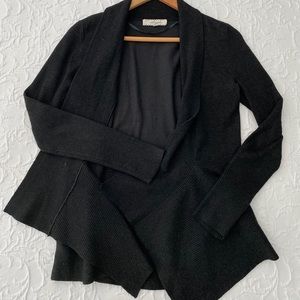 Charcoal Open Cardigan - Small